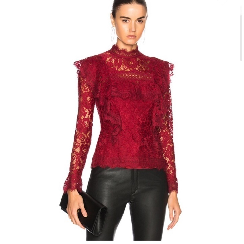 NICHOLAS Jasper Frill Top